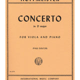 Hoffmeister, F.A. - Concerto in D Major for Viola and Piano - Remenyi House of Music