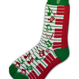 Holiday Keyboard Music Note Socks - Remenyi House of Music