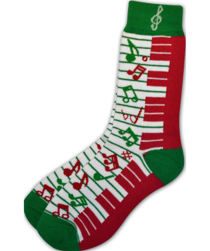 Holiday Keyboard Music Note Socks - Remenyi House of Music