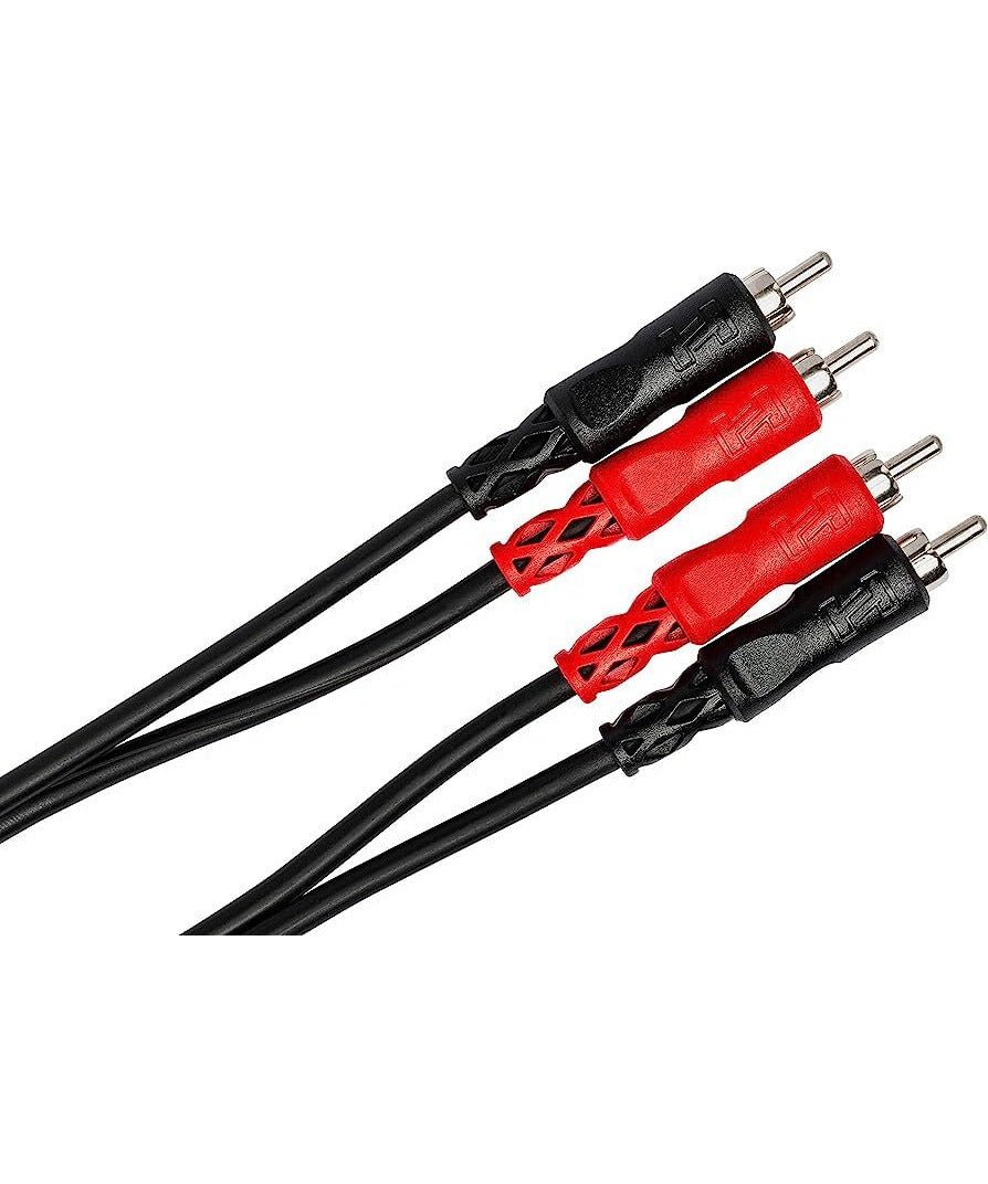 Hosa CRA201 Dual RCA to Dual RCA Cable 1 Meter (3.3 Ft) - Remenyi House of Music