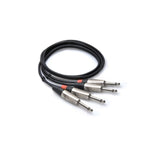 Hosa HPP005X2 5ft Rean Dual 1/4 to Dual 1/4 Cables - Remenyi House of Music