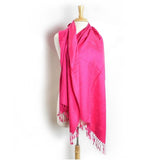 Hot Pink Pashmina Scarf - Remenyi House of Music