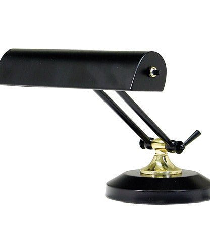 House Of Troy P10 - 150 - 617 Upright Piano 8 - Inch Portable Lamp, Black with Polished Brass Accents - Remenyi House of Music