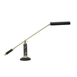 House of Troy Piano/Desk Black & Brass LED Piano / Banker Lamp - Remenyi House of Music