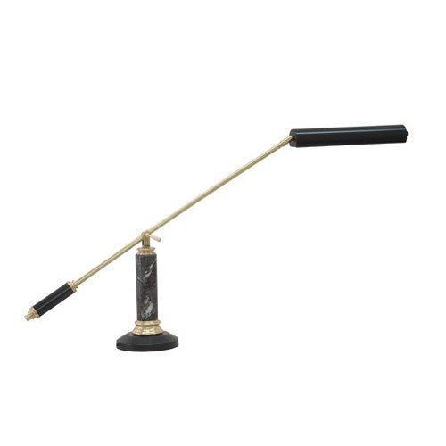 House of Troy Piano/Desk Black & Brass LED Piano / Banker Lamp - Remenyi House of Music