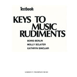 Keys to Music Rudiments: Textbook