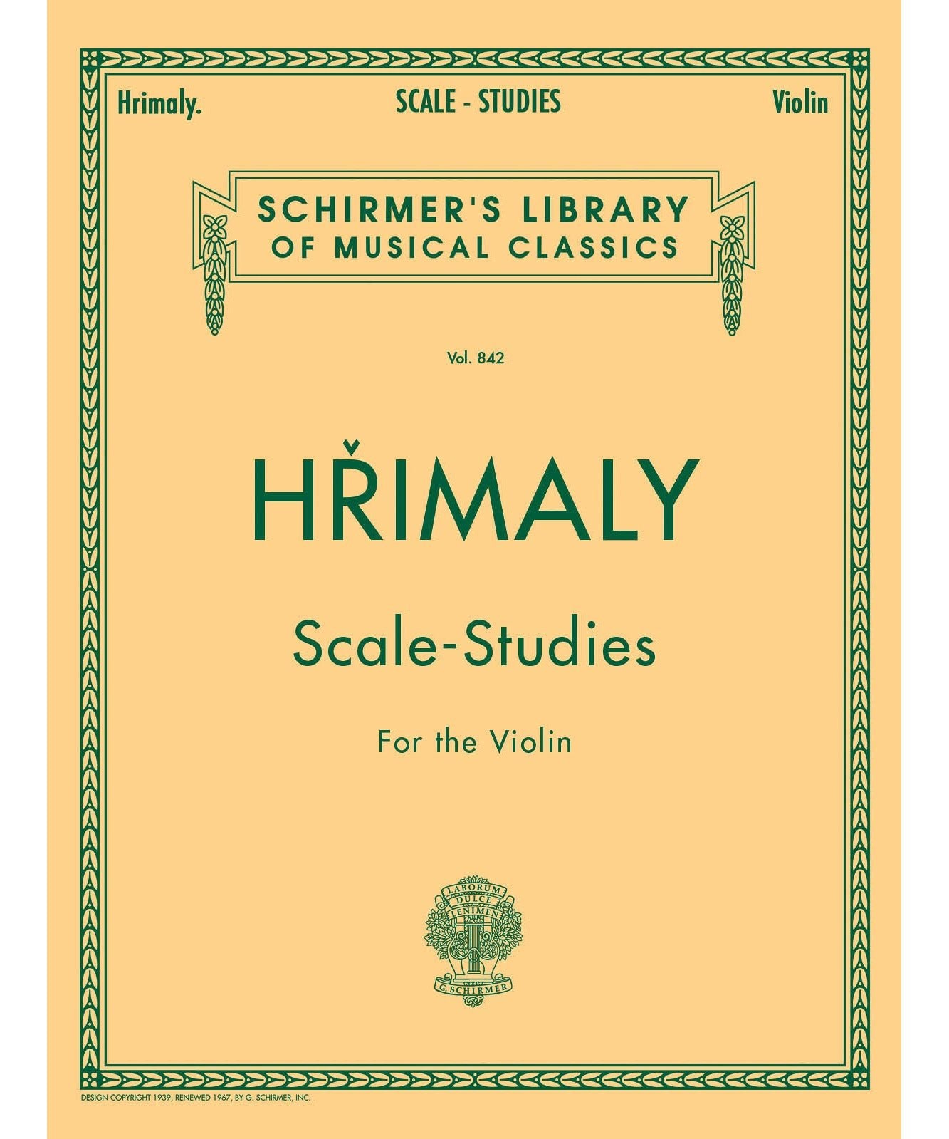 Hrimaly - Scale Studies for Violin - Remenyi House of Music