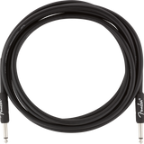 Fender Professional Series Instrument Cable, Straight/Straight, 10', Black