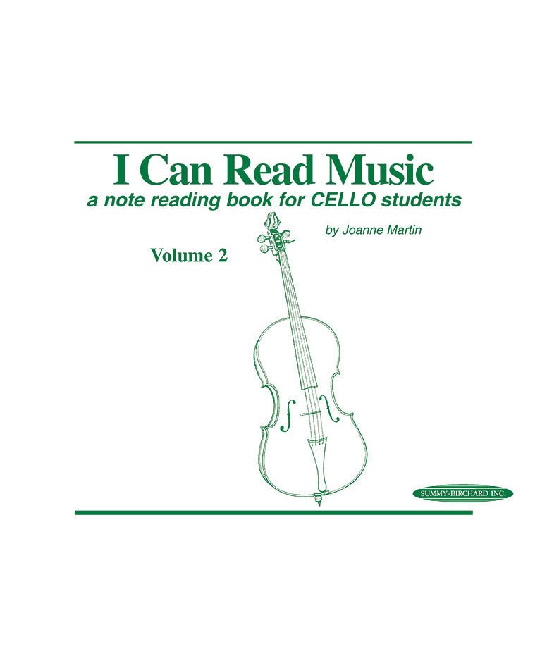 I Can Read Music, Volume 2 (Cello Book) - Remenyi House of Music