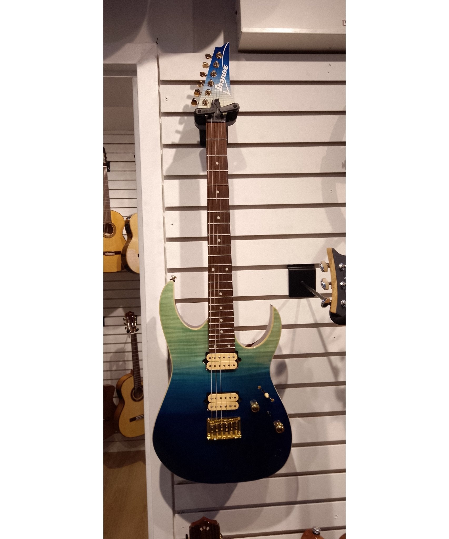 Ibanez Electric Guitar RG421HPFM - Blue Reef Gradient - Remenyi House of Music