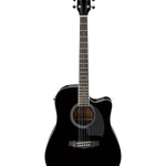 Ibanez PF15ECE - BK PF Series 6 String Acoustic Electric Guitar in Black High Gloss - Remenyi House of Music