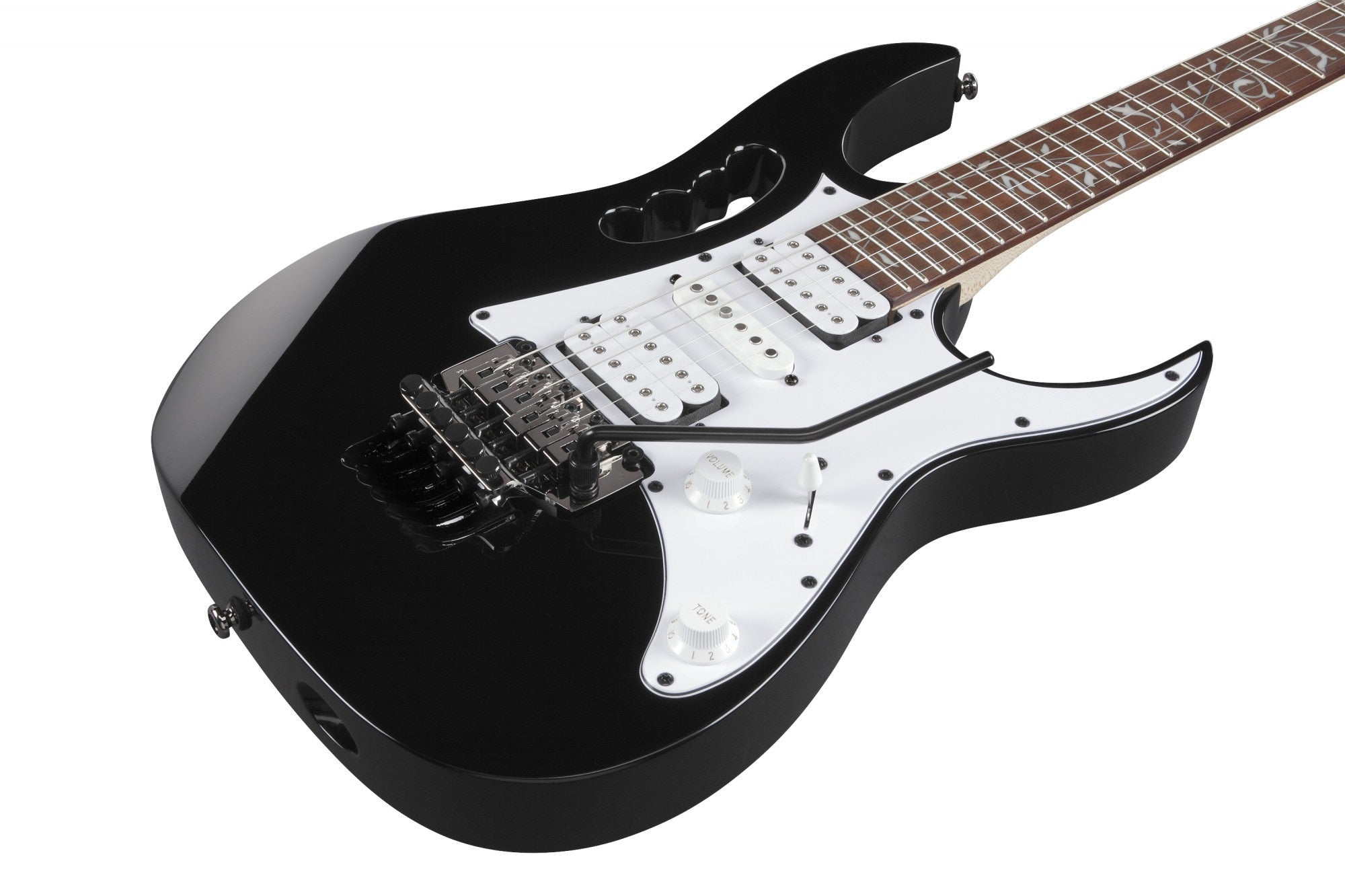 Ibanez Steve Vai JEM Jr Electric Guitar Black - Remenyi House of Music