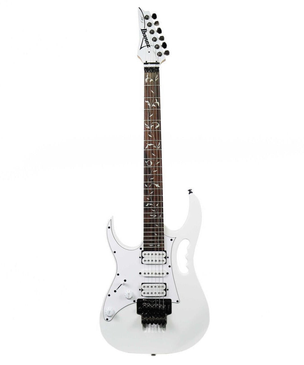 Ibanez Steve Vai Jem Junior Left Handed Electric Guitar - White - Remenyi House of Music