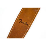 Fender Ball Glove Leather Strap, Brown, 2.5"