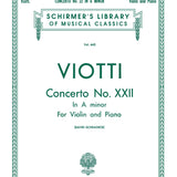 Concerto No. 22 in A Minor