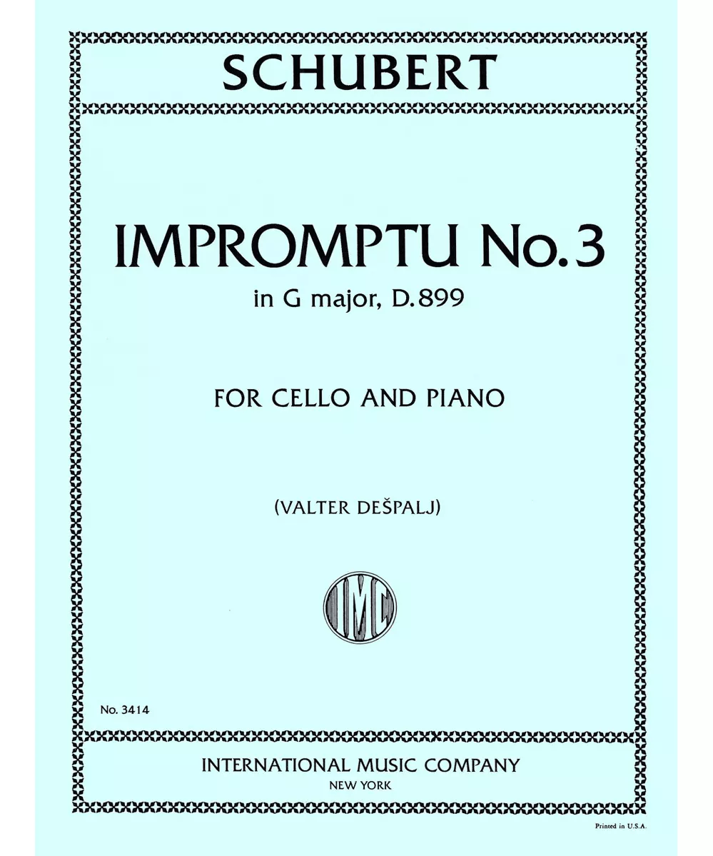 Impromptu No. 3 in G major, D. 899 - Remenyi House of Music