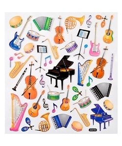 Instrument Stickers - Remenyi House of Music