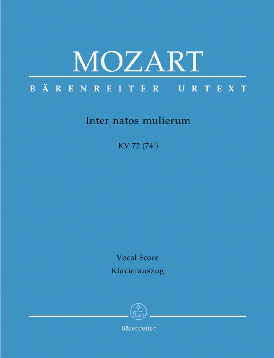 Inter natos mulierum K. 72 (74f) - Remenyi House of Music