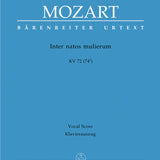 Inter natos mulierum K. 72 (74f) - Remenyi House of Music