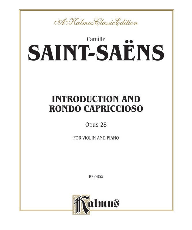 Introduction and Rondo Capriccioso, Opus 28 - Remenyi House of Music