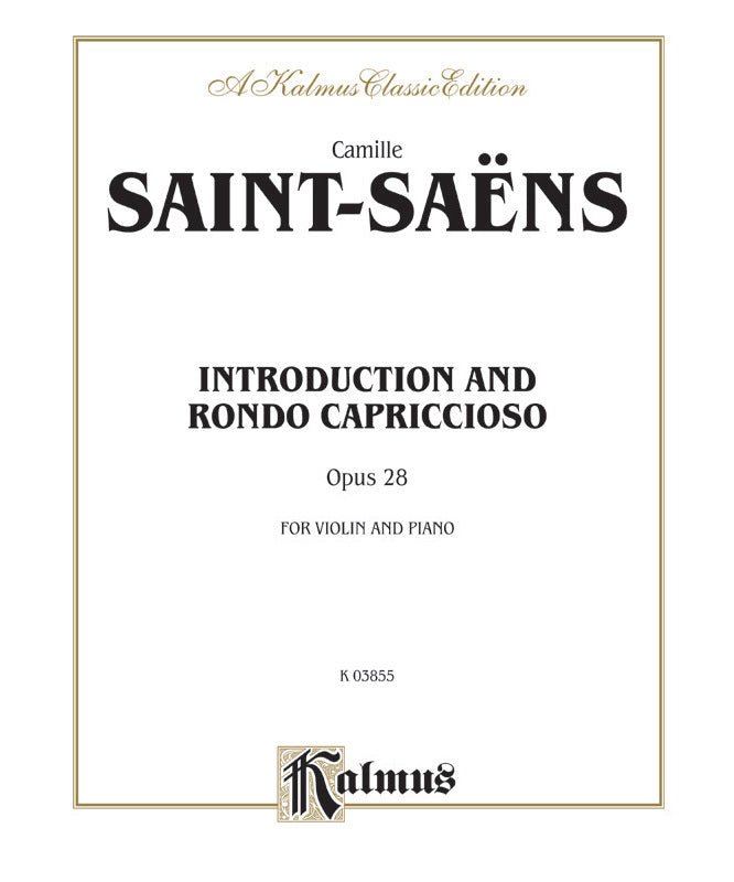 Introduction and Rondo Capriccioso, Opus 28 - Remenyi House of Music