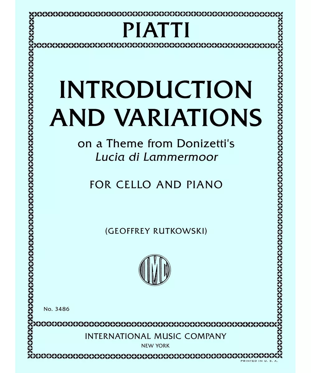 Introduction and Variations on a Theme from Donizetti's Lucia di Lammermoor - Remenyi House of Music