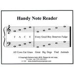 Irwin D. - Note Reader Card - Large - Remenyi House of Music