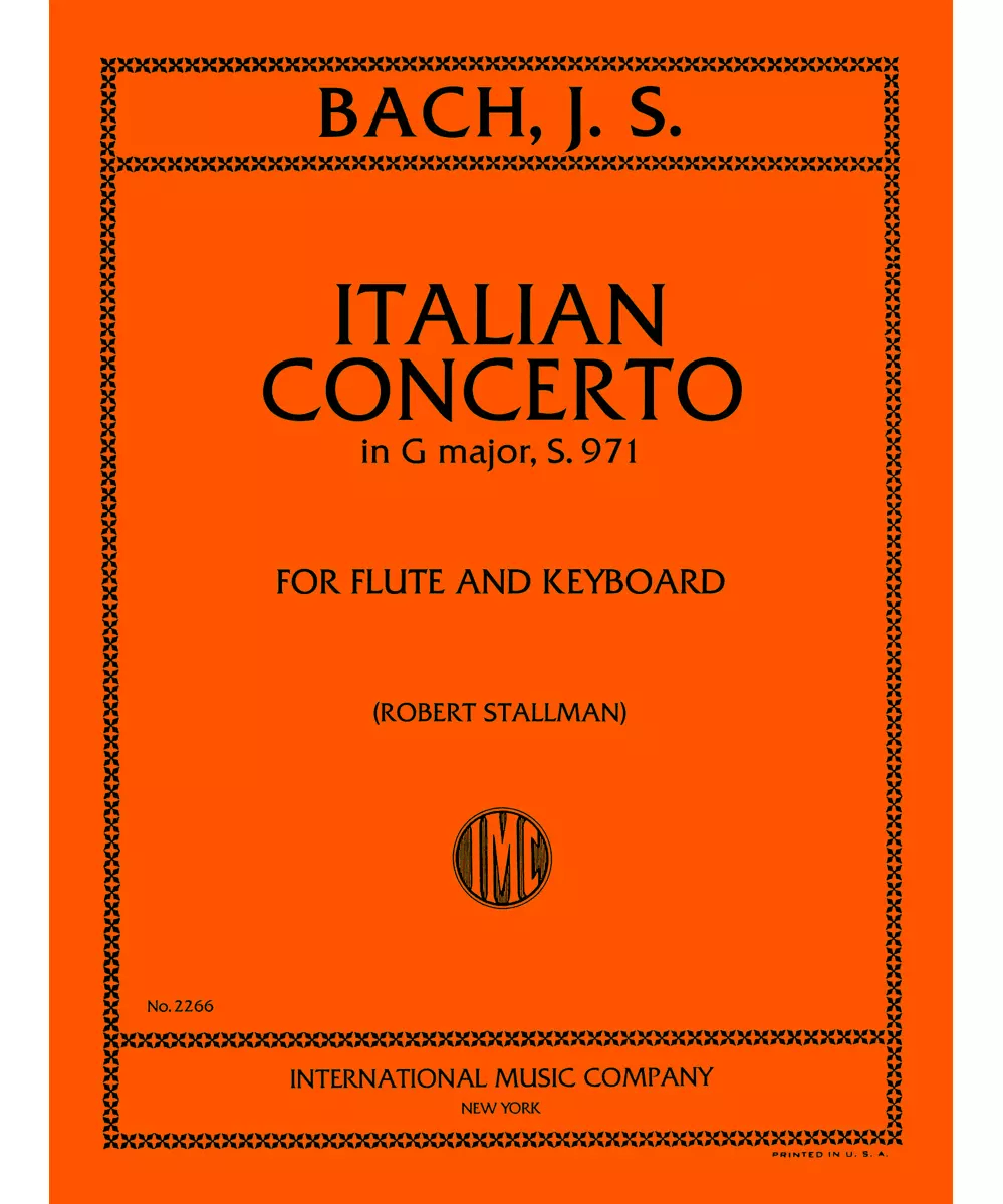 Italian Concerto, S. 971 - Remenyi House of Music