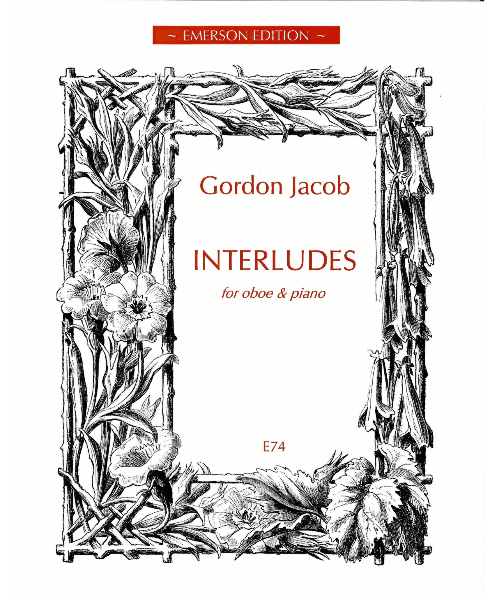 Jacob G. - Interludes for Oboe & Piano - Remenyi House of Music