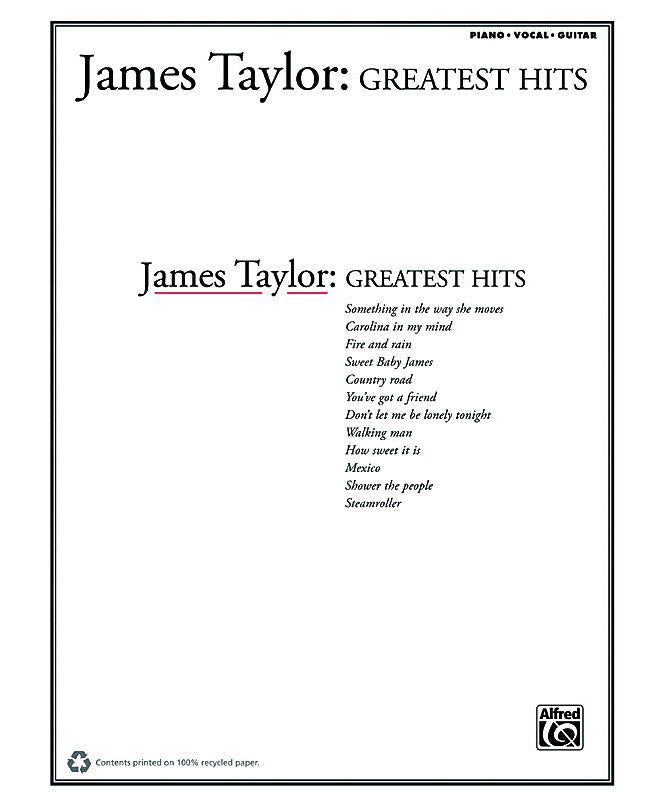 James Taylor: Greatest Hits - Remenyi House of Music