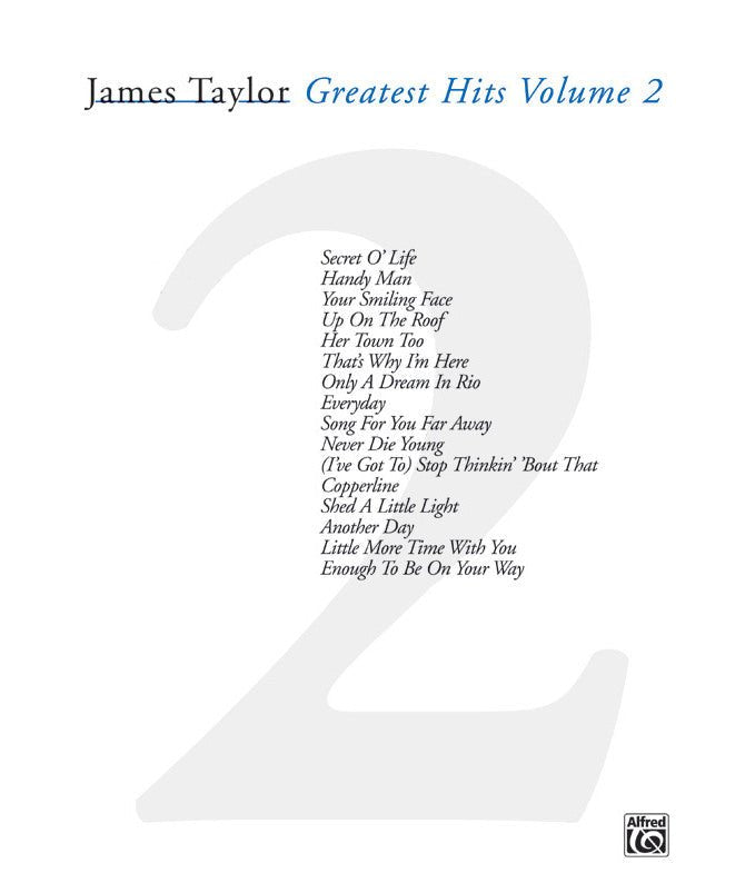 James Taylor: Greatest Hits, Volume 2 - Remenyi House of Music