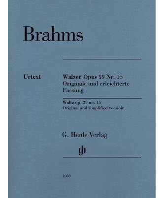 Johannes Brahms: Waltz Op. 39 No. 15 - Remenyi House of Music