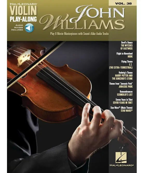 John Williams - Violin Play-Along Volume 38 - Remenyi House of Music