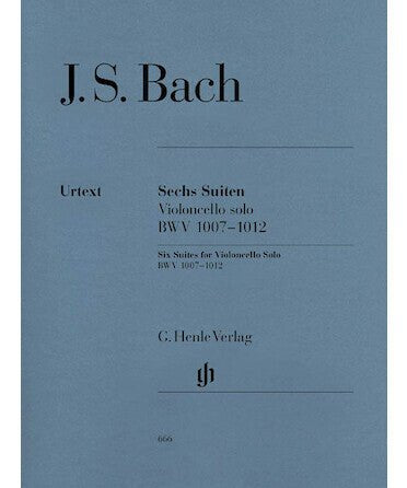 J.S. Bach: 6 Suites for Violoncello Solo BWV 1007 - 1012 - Remenyi House of Music