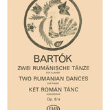 Bartok, B. - 2 Rumanian Dances, Op. 8a