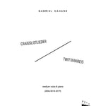 Kahane, G. - Craigslistlieder & Twitterkreis - Remenyi House of Music