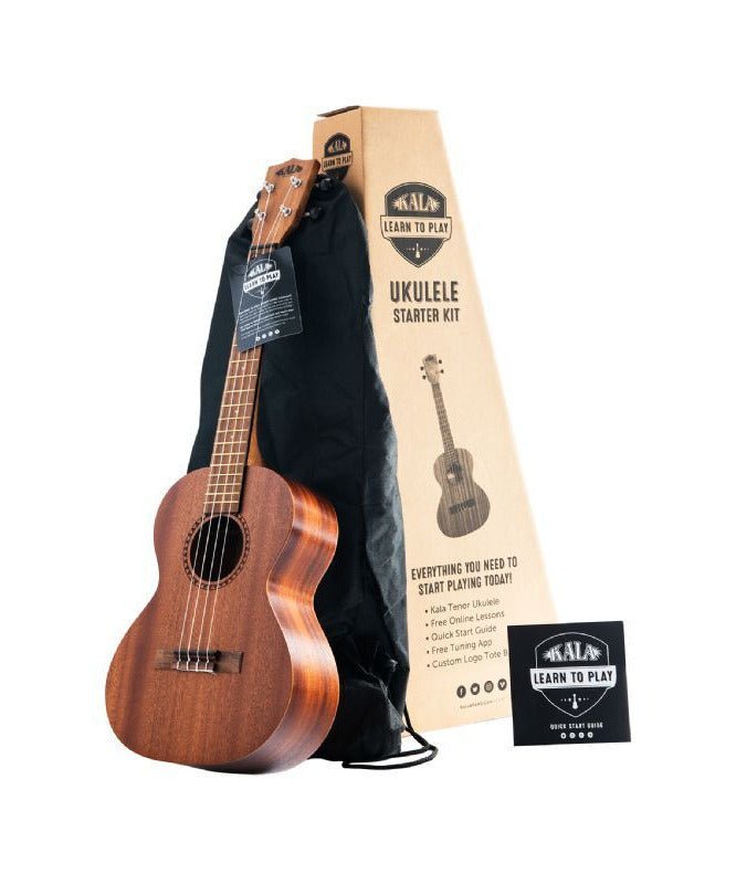 Kala Learn to Play Ukulele Tenor Starter Kit - Includes Online Lessons Tuner App and Booklet - Remenyi House of Music