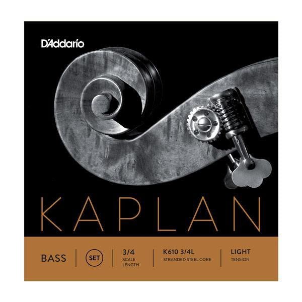 Kaplan Bass String Set, 3/4 Scale, Light Tension - Remenyi House of Music