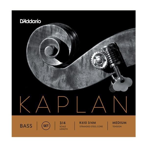 Kaplan Bass String Set, 3/4 Scale, Medium Tension - Remenyi House of Music