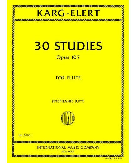 Karg - Elert S. - 30 Studies for Flute - Op. 107 - Remenyi House of Music