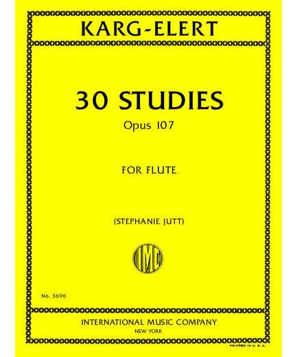 Karg - Elert S. - 30 Studies for Flute - Op. 107 - Remenyi House of Music