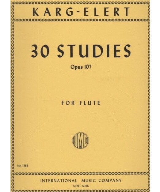 Karg - Elert S. - 30 Studies, Op. 107 - Remenyi House of Music