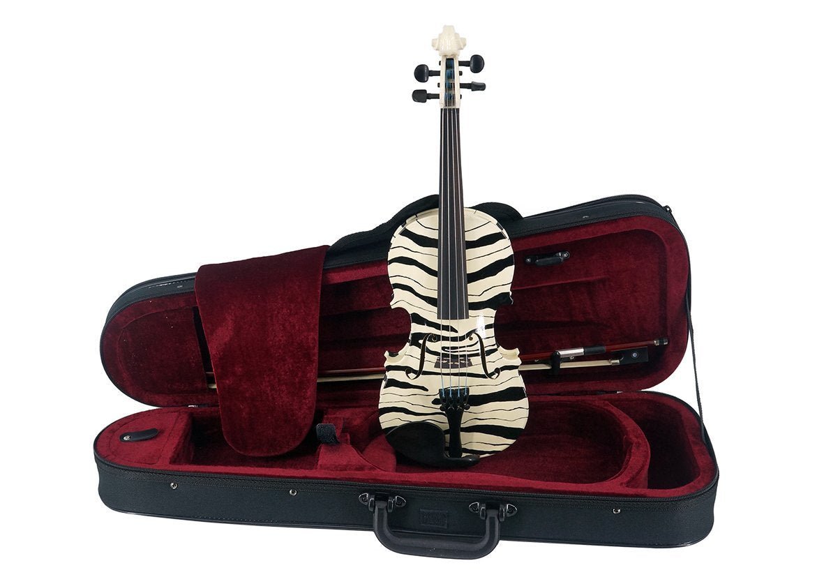 Kato 500 Hand - painted Zebra Violin Outfit - Remenyi House of Music