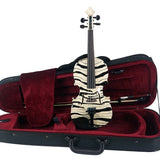 Kato 500 Hand - painted Zebra Violin Outfit - Remenyi House of Music