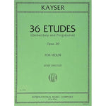 Kayser H.E. - 36 Etudes (Elementary & Progressive) Op. 20 - Remenyi House of Music