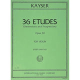 Kayser H.E. - 36 Etudes (Elementary & Progressive) Op. 20 - Remenyi House of Music