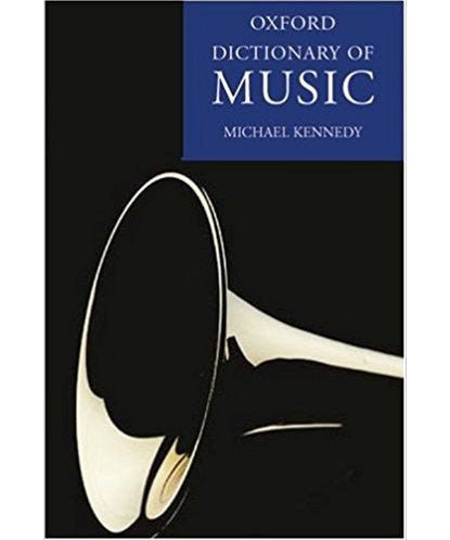 Kennedy/Rutherford J - Oxford Dictionary Of Music - Remenyi House of Music