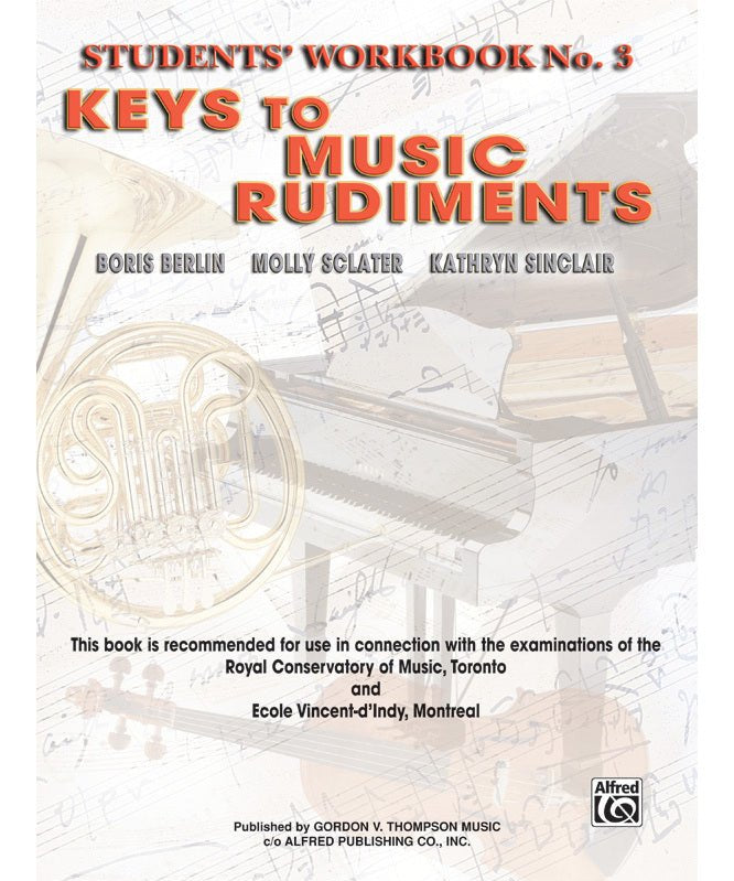 Keys to Music Rudiments: Students' Workbook No. 3 - Remenyi House of Music