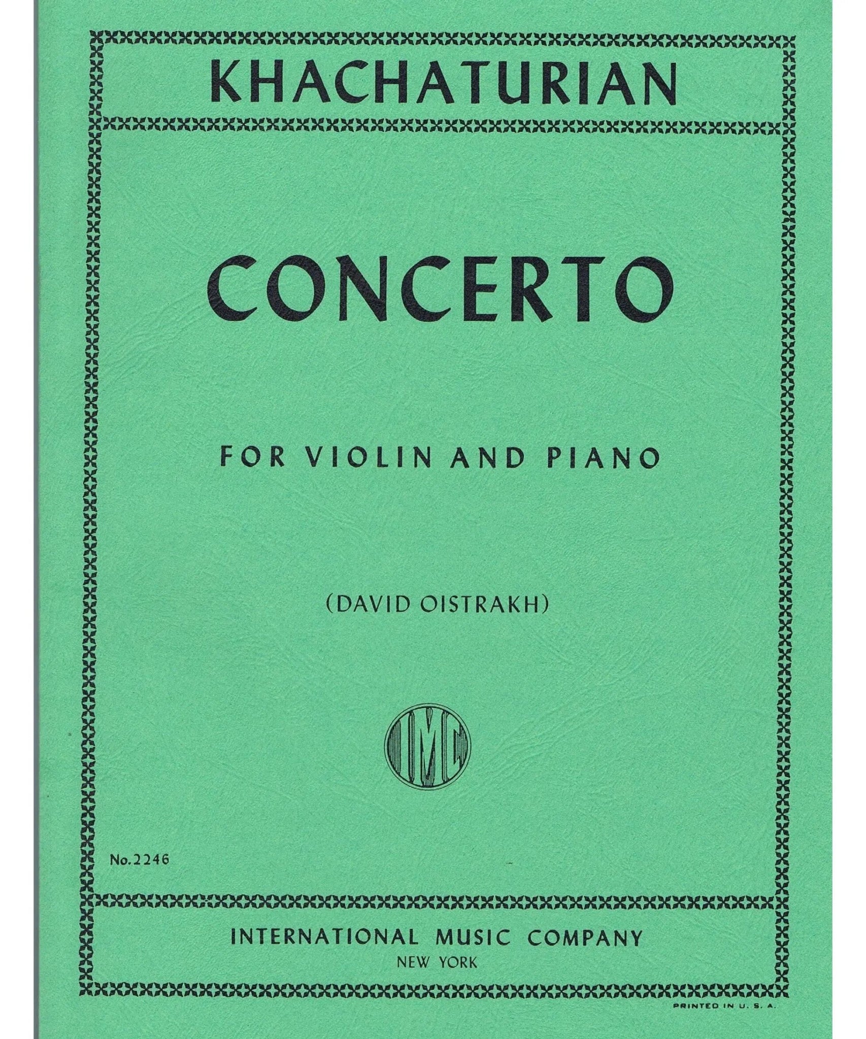 Khachaturian A. - Violin Concerto - Remenyi House of Music