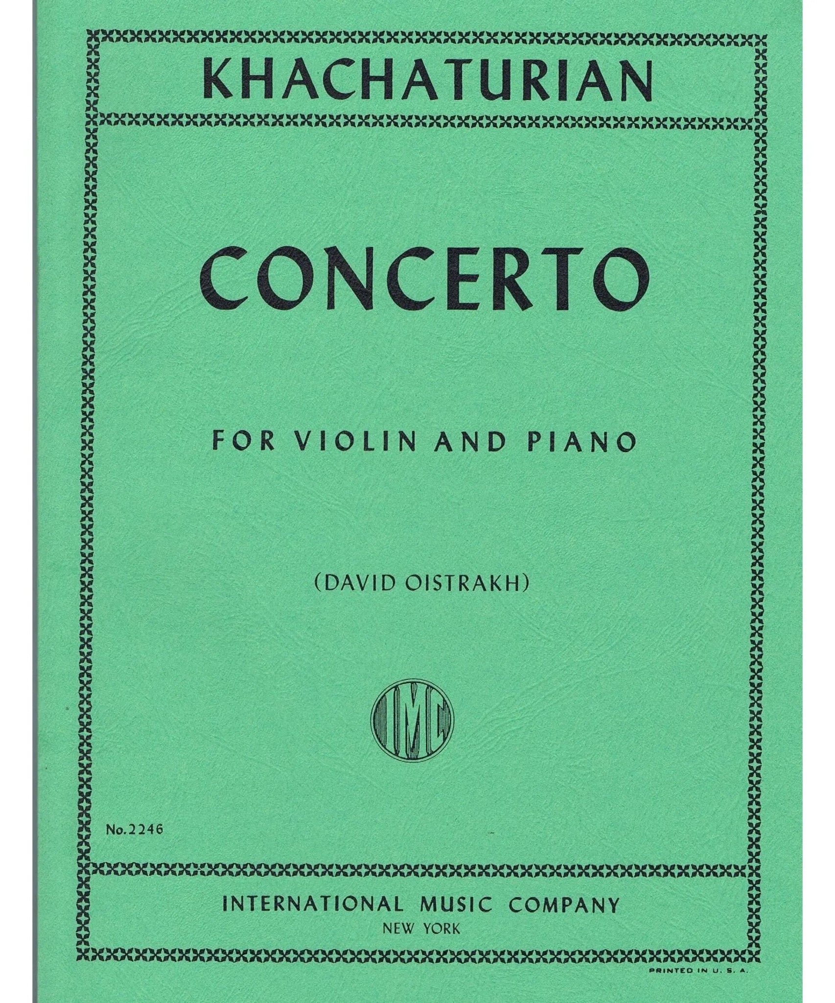 Khachaturian A. - Violin Concerto - Remenyi House of Music